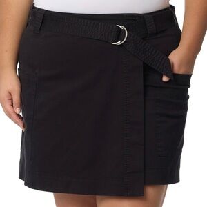 NWT Briggs Black Belted Skirt